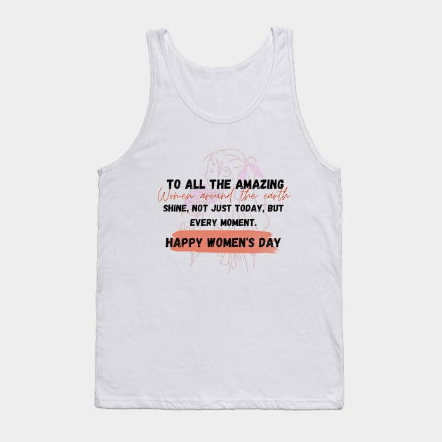 International Women's Day Tank Top by D'via design